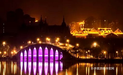 唐山世园会夜景 乐亭旅游 qulaoting.com